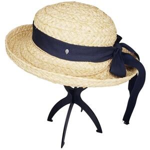 HELEN KAMINSKI Australia Women's 100% Raffia Hat Handmade Madagascar ~ Vintage